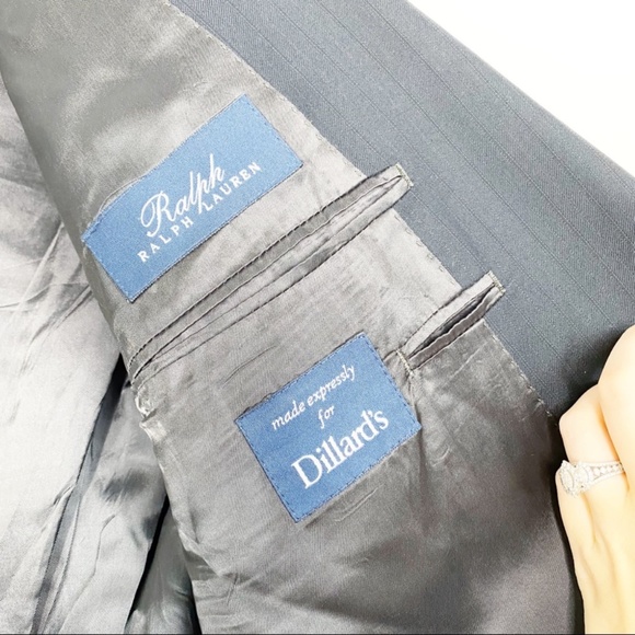 Ralph Lauren Blue Label Black Wool Blazer - Picture 3 of 8
